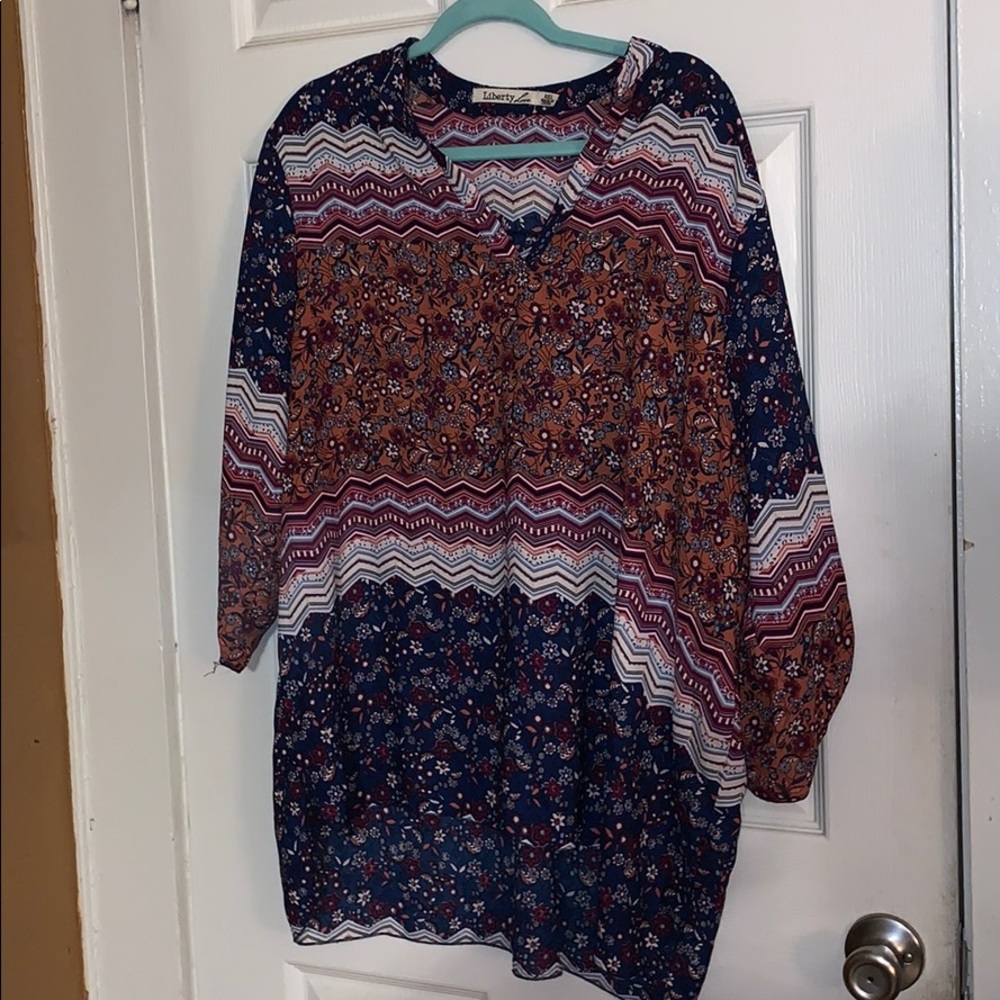Floral Chiffon Blouse